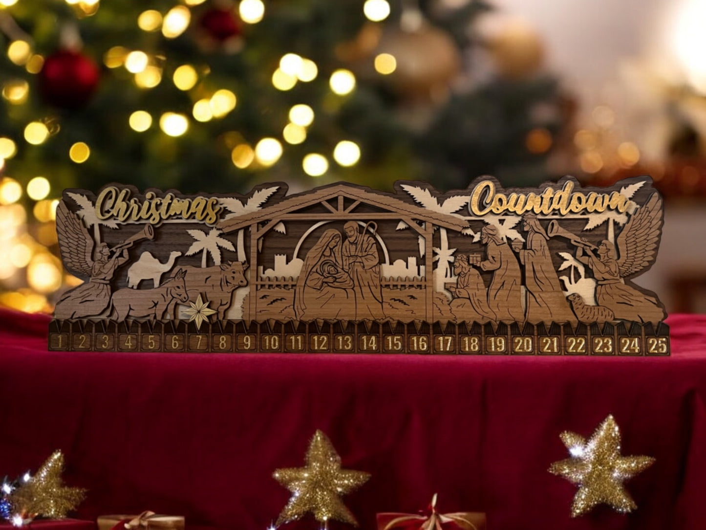 Nativity Christmas Countdown Calendar