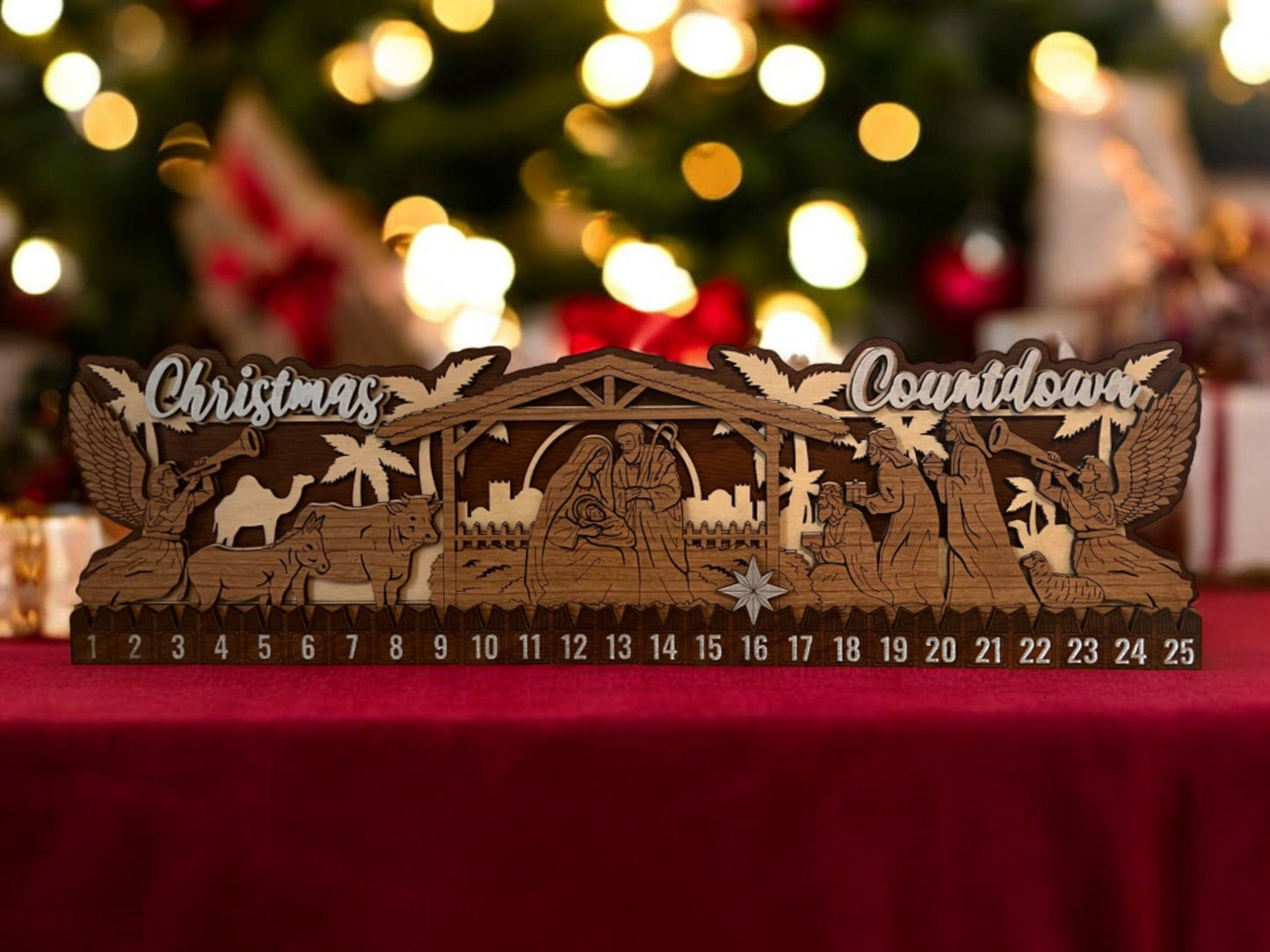 Nativity Christmas Countdown Calendar