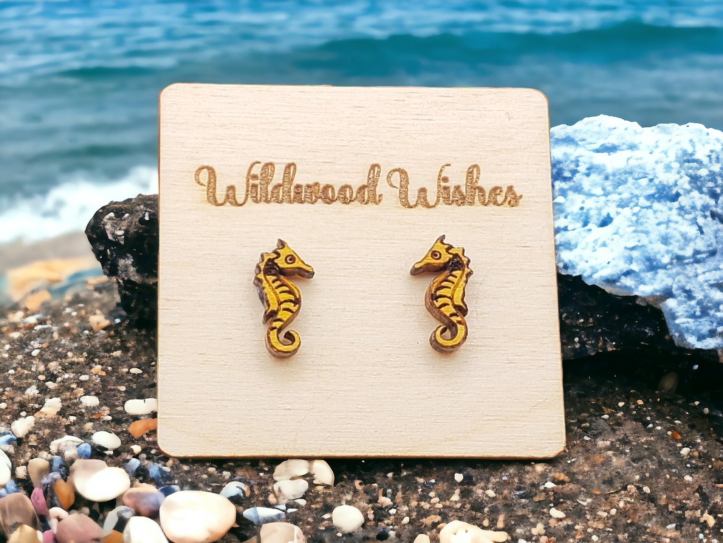 Seahorse Earring Studs