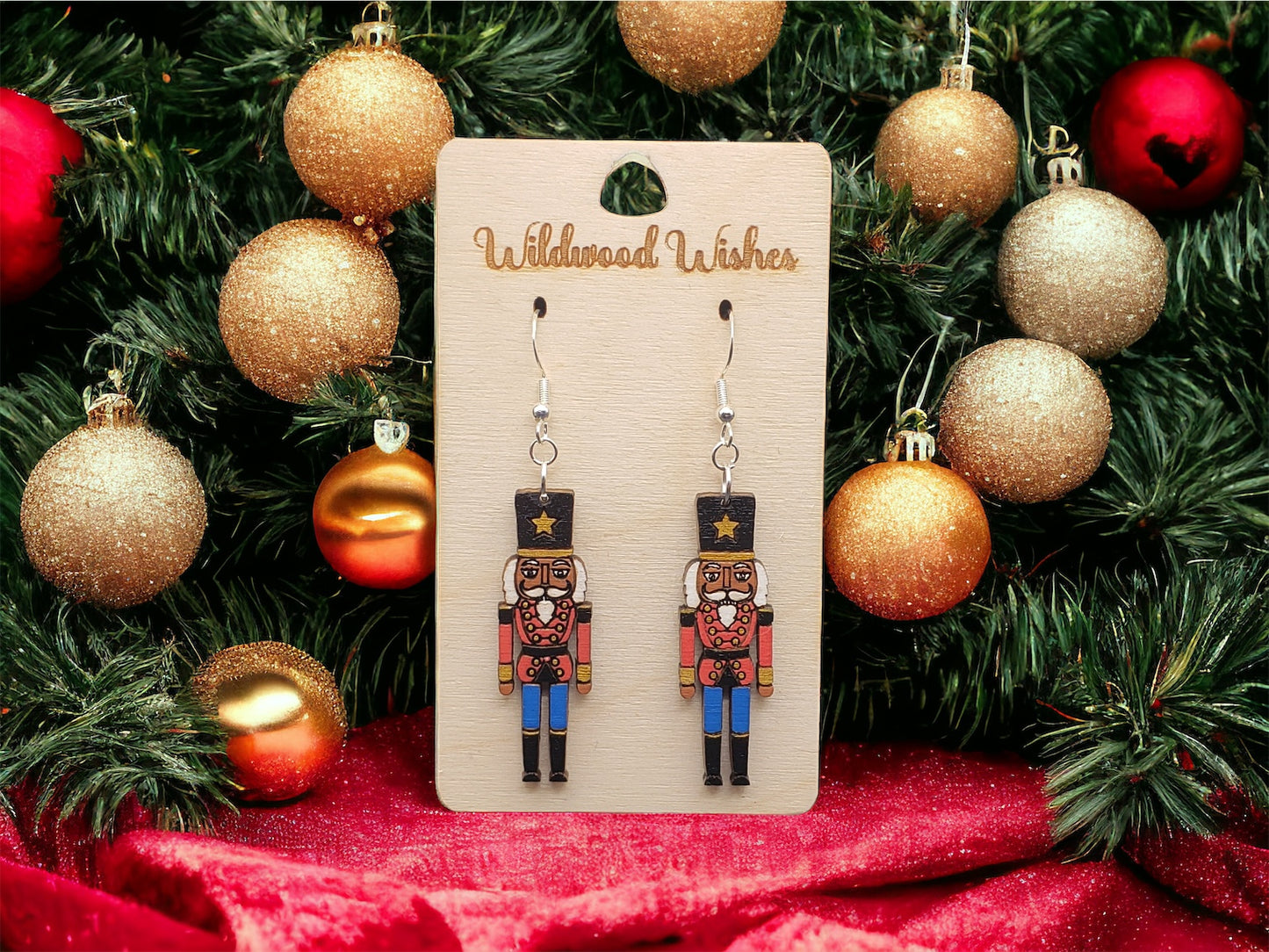 Nutcracker Dangling Earrings