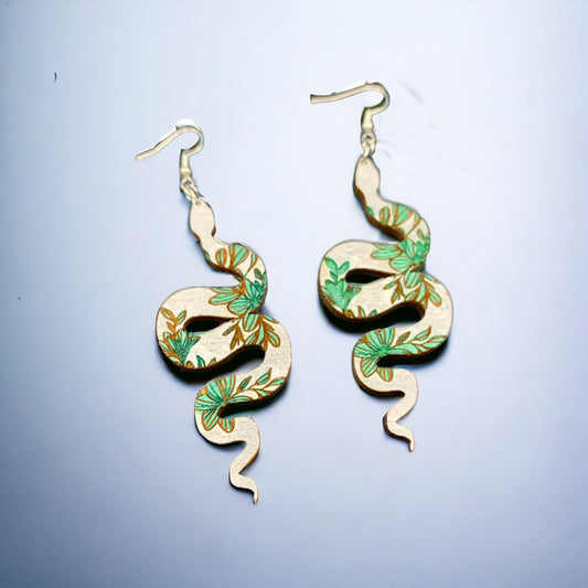 Snake Dangling Earrings