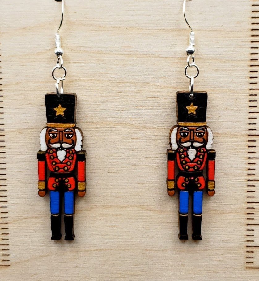 Nutcracker Dangling Earrings