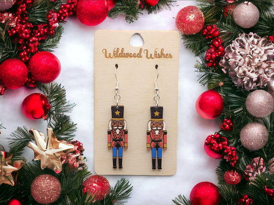 Nutcracker Dangling Earrings