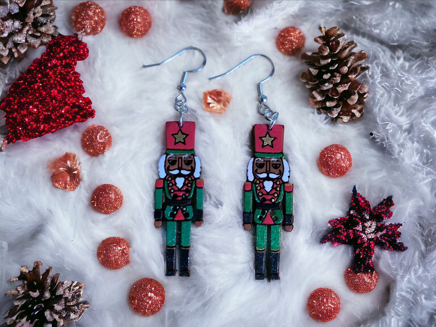 Nutcracker Dangling Earrings