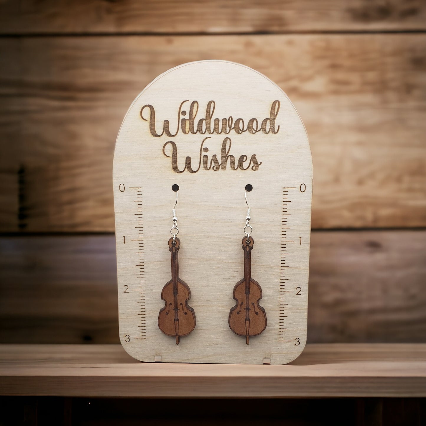 Double Bass Earrings