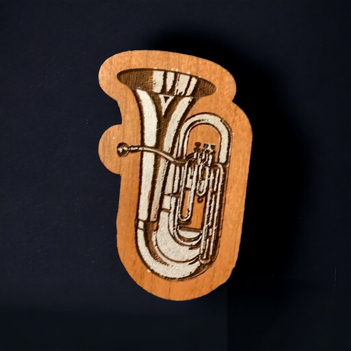 Instrument Magnet - Natural Wood